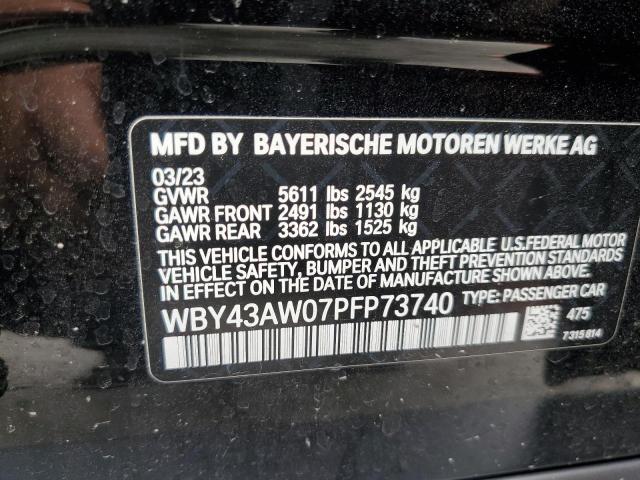 2023 BMW I4 EDRIVE3 - WBY43AW07PFP73740
