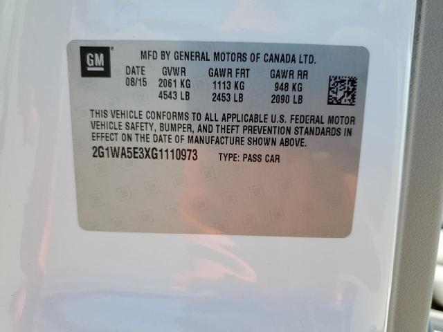 2G1WA5E3XG1110973 Chevrolet Impala Limited Ls