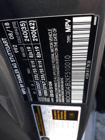 WDC0G4JB2KF510010 Mercedes-Benz GLC 300