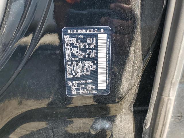 JN8AE2KP1H9166163 Nissan QUEST S