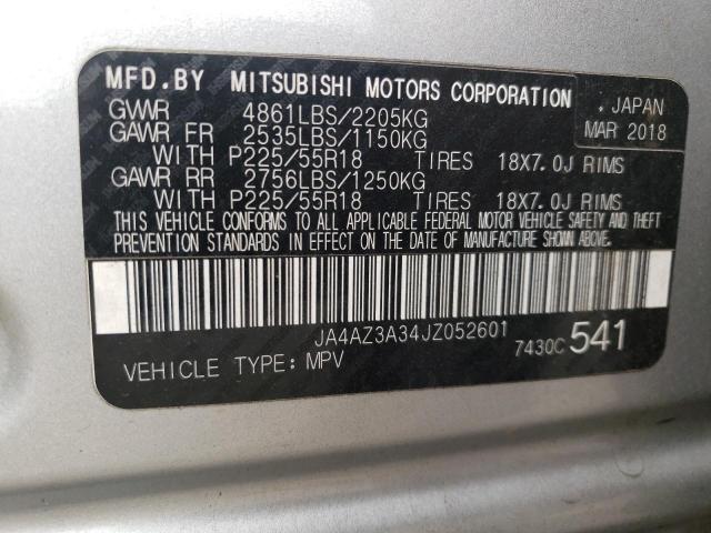 JA4AZ3A34JZ052601 Mitsubishi Outlander Se
