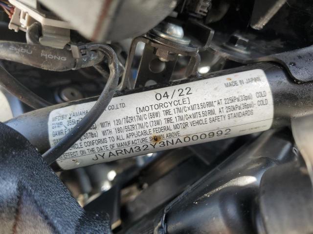 2022 YAMAHA MT07 C JYARM32Y3NA000992
