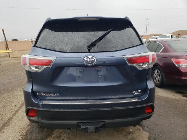 VIN 5TDJKRFH6ES040944 2014 Toyota Highlander, Xle no.6