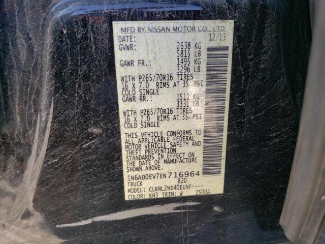 1N6AD0EV7EN716964 Nissan FRONTIER S