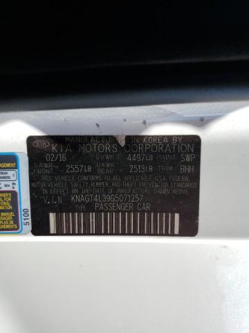 KNAGT4L39G5071257 KIA Optima Lx