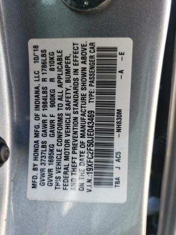 19XFC2F50JE043469 Honda Civic Lx