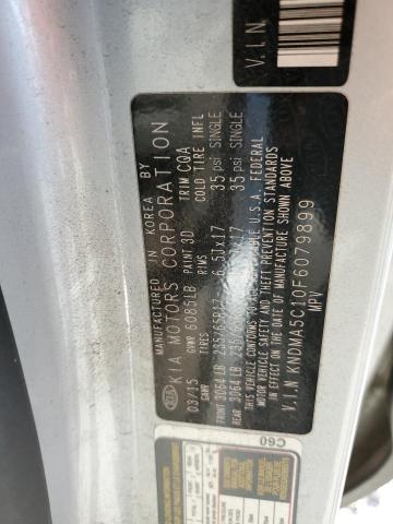 2015 KIA SEDONA L - KNDMA5C10F6079899
