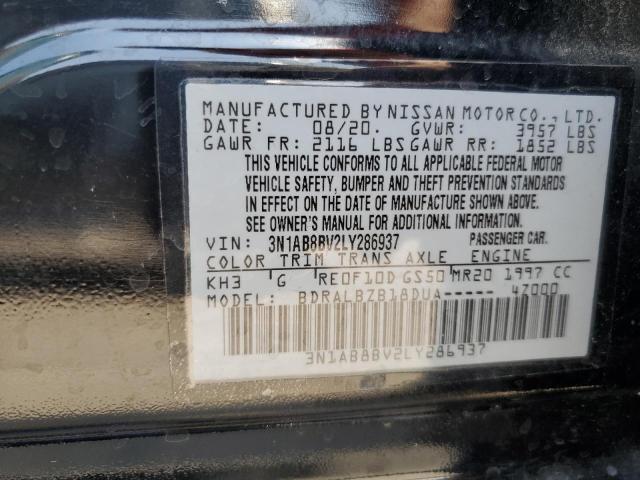 3N1AB8BV2LY286937 Nissan SENTRA S