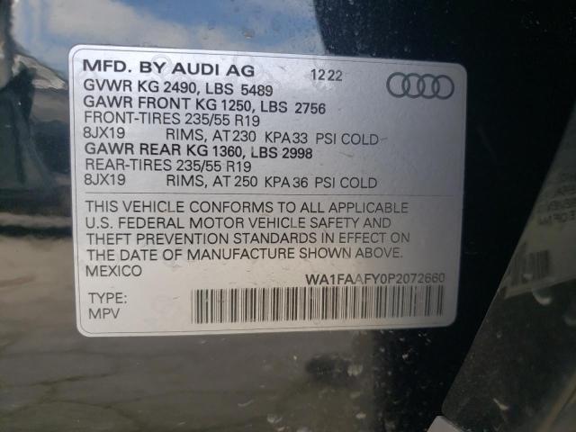 WA1FAAFY0P2072660 2023 AUDI Q5, photo no. 14