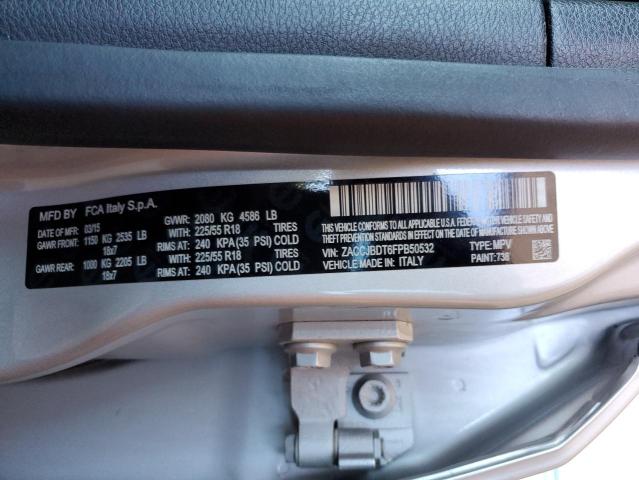 ZACCJBDT6FPB50532 Jeep Renegade Limited