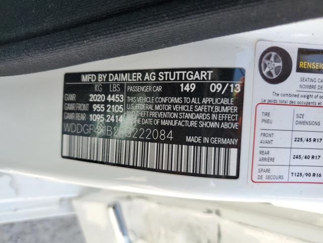 WDDGF4HB2EG222084 Mercedes-Benz C 250