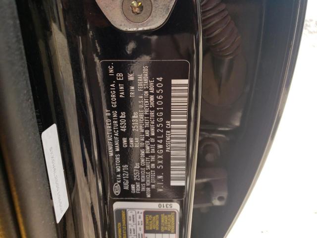 5XXGW4L25GG106504 KIA OPTIMA SX