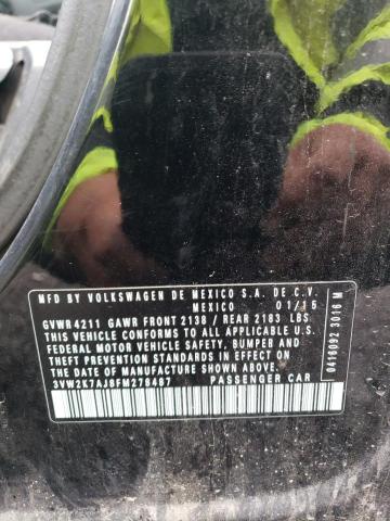 2015 VOLKSWAGEN JETTA BASE - 3VW2K7AJ8FM278487