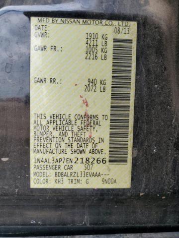 1N4AL3AP7EN218266 Nissan ALTIMA 2.5