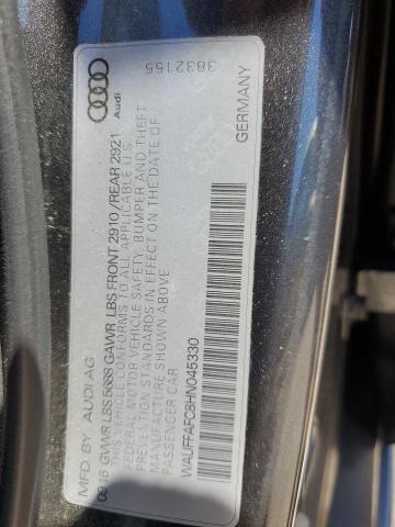 2017 AUDI S6 PREMIUM WAUFFAFC8HN045330