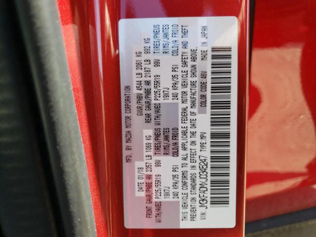 JM3KFADMXJ0345247 Mazda Cx-5 Grand Touring