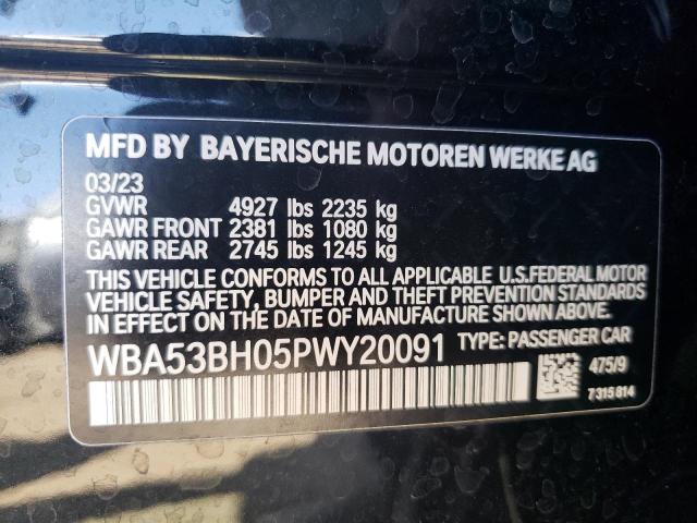 WBA53BH05PWY20091 BMW 530 I