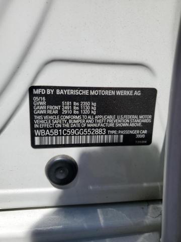 WBA5B1C59GG552883 BMW 535 I
