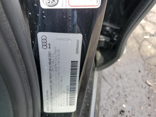 2017 AUDI S6 PRESTIG WAUHFAFC9HN116012