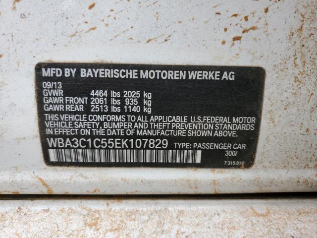 WBA3C1C55EK107829 BMW 328 I Sulev