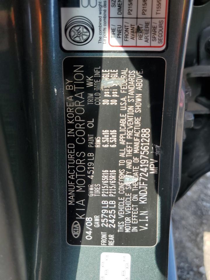 kndjf724197561288 KNDJF724197561288 2009 Kia Sportage Lx