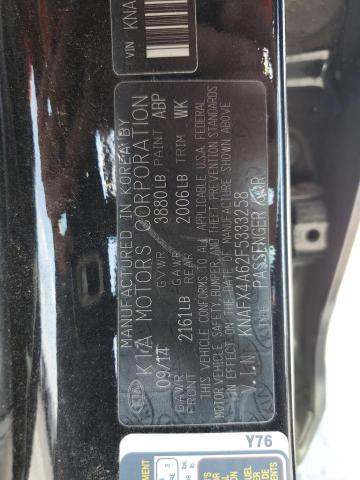 KNAFX4A62F5333258 KIA FORTE LX