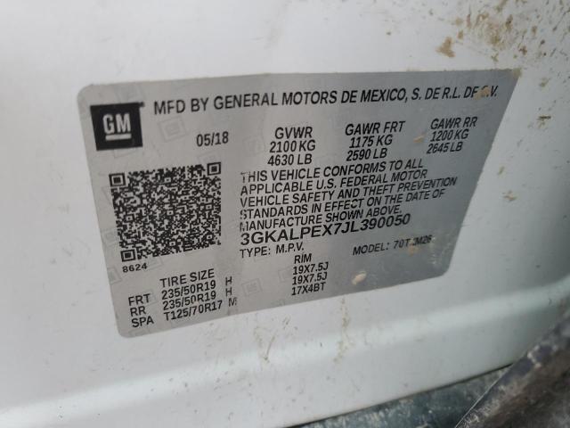 3GKALPEX7JL390050 GMC Terrain Slt