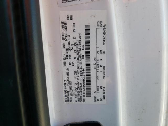 1FTFX1EG6HKC37514 Ford F150 Super Cab
