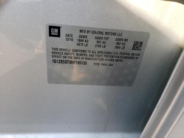 1G1ZE5ST9HF199130 Chevrolet MALIBU LT