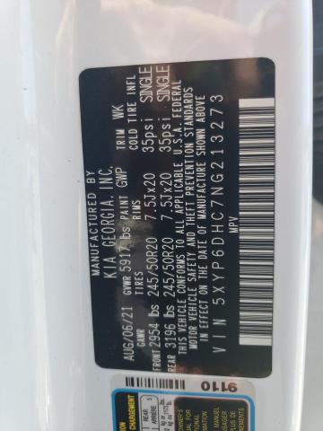 5XYP6DHC7NG213273 KIA Telluride S