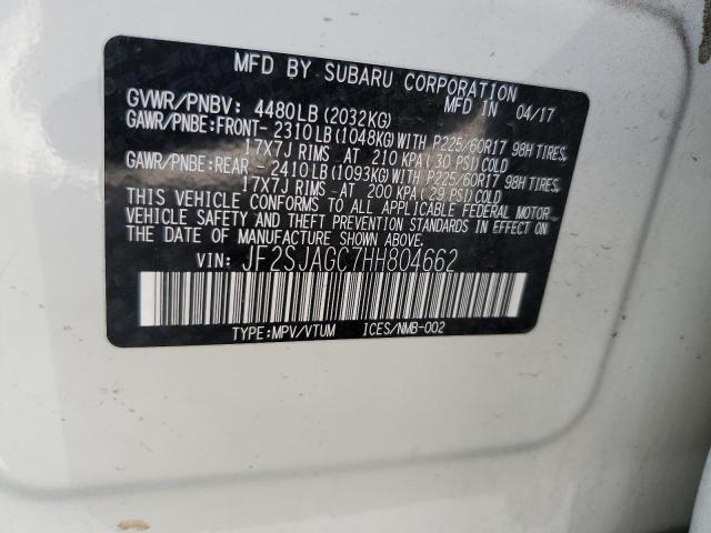 JF2SJAGC7HH804662 Subaru Forester 2.5i Premium