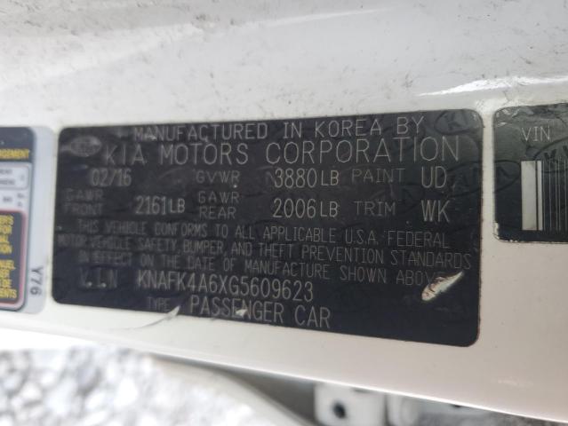 KNAFK4A6XG5609623 KIA FORTE LX