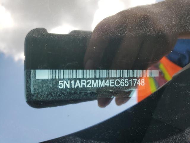 5N1AR2MM4EC651748 Nissan Pathfinder S