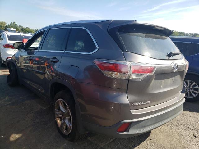 VIN 5TDDKRFH4ES032967 2014 Toyota Highlander, Limited no.2