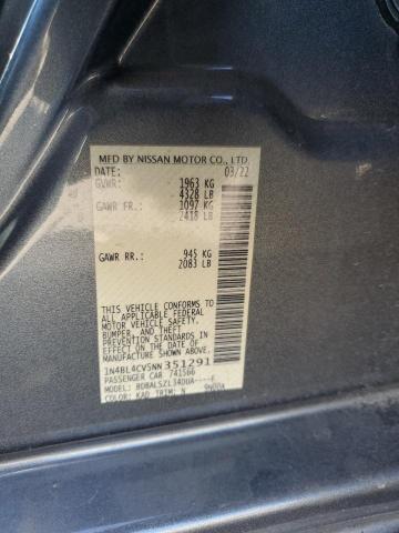 1N4BL4CV5NN351291 Nissan ALTIMA SR