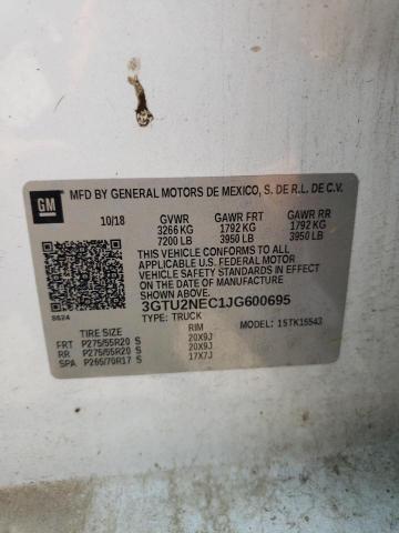 3GTU2NEC1JG600695 GMC Sierra K1500 Slt
