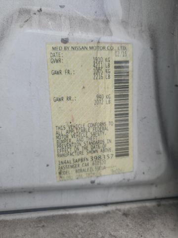 1N4AL3AP8FN398357 Nissan ALTIMA 2.5