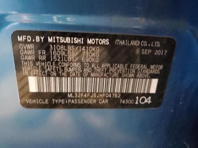 ML32F4FJ5JHF04762 Mitsubishi Mirage G4 Se