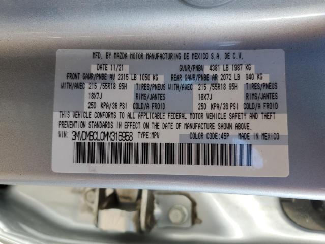 3MVDMBCL0MM316958 Mazda Cx-30 Preferred