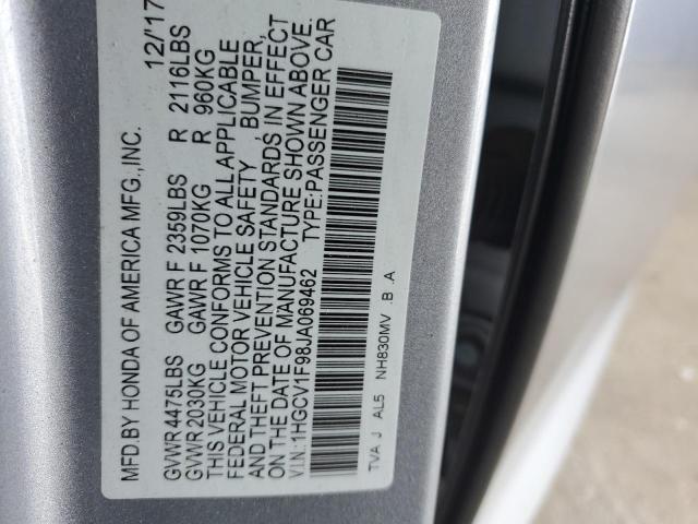 1HGCV1F98JA069462 Honda Accord Touring