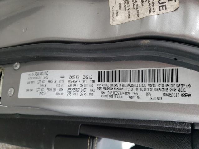 2015 JEEP CHEROKEE 1C4PJMCB5FW744120