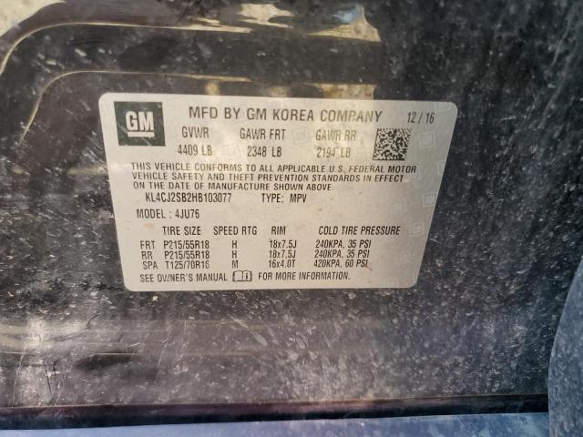 KL4CJ2SB2HB103077 Buick Encore Sport Touring