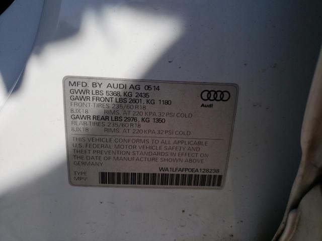 VIN WA1LFAFP0EA128238 2014 Audi Q5, Premium Plus no.13