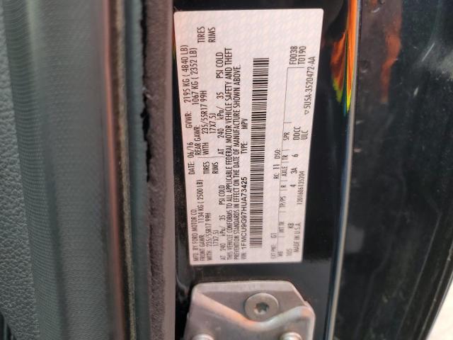 1FMCU9G97HUA73425 Ford ESCAPE SE