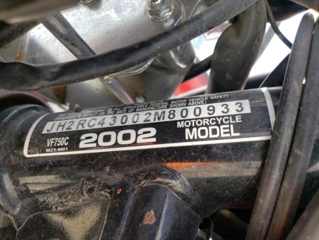 2002 HONDA VF750 C JH2RC43002M800933