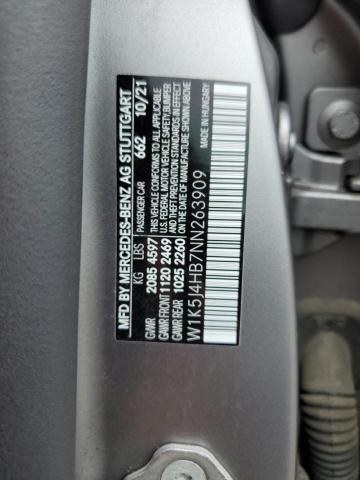 W1K5J4HB7NN263909 Mercedes-Benz CLA 250 4MATIC