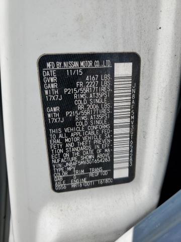 2016 NISSAN JUKE S - JN8AF5MV3GT654283