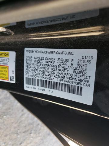 1HGCV1F31KA040947 Honda Accord Sport