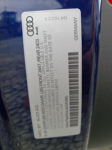 AUDI A5 2020 Синій