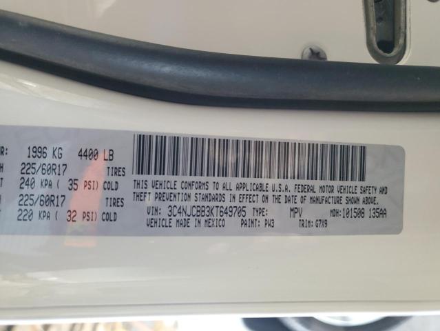 3C4NJCBB3KT649705 Jeep Compass Latitude